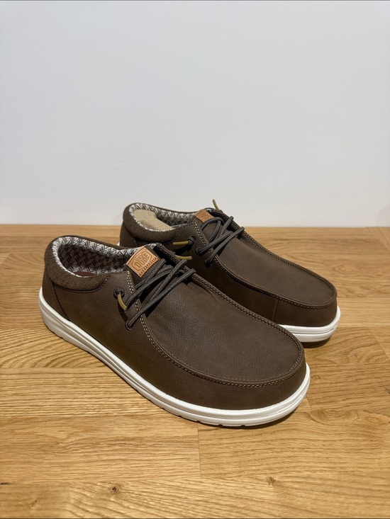 Heydude Other - Brand new Men's Heydude Paul size 9 Brown Casual Lace-Up Sneakers